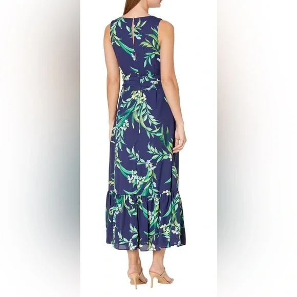 Tommy Bahama Island Navy Floral Glow Sleeveless Maxi Dress, Size Small, BNWT - Picture 7 of 8